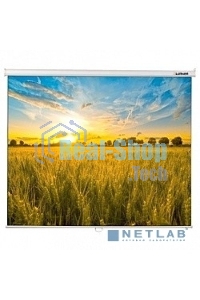 Настенный экран LEP-100102 Lumien Eco Picture 180х180 см Matte White, восьмигранный корпус, возм. потолочн-настенного крепления (ТРЕУГОЛЬНАЯ уп)