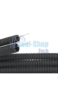 Труба гофрированная ПНД d20мм с протяж. черный (уп.100м) ДКС 71720