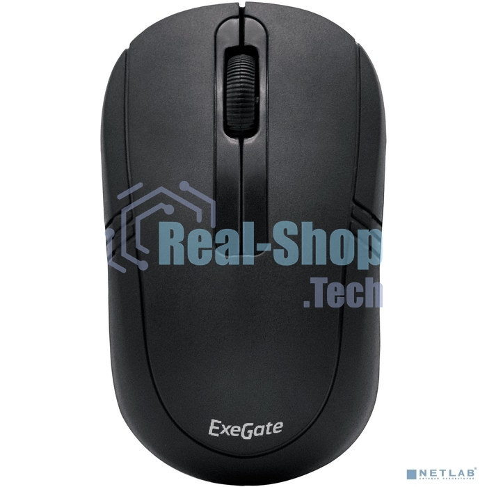 Мышь беспроводная ExeGate Professional Standard SR-9021 черный, 1200 dpi, радиоканал, USB, кнопки - 3