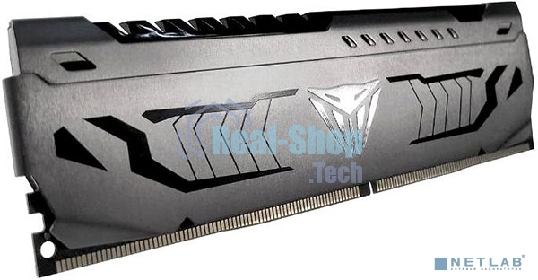 Оперативная память Patriot Viper Steel, DDR4, 8GB, 3200MHz, CL16, DIMM, с радиатором, черный