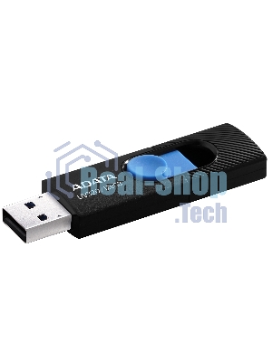 Флешка USB ADATA UV320 (AUV320-128G-RBKBL), 128Gb, USB 3.2, R/W 100/30, черный/голубой