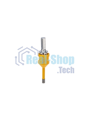 Коронка алмазная профессиональная по керамограниту и железобетону Kranz М14, вакуумное спекание, 6 мм, для УШМ