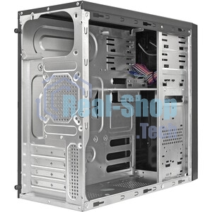 Компьютерный корпус Minitower ExeGate EX283244RUS MA-373X-UN500 Black, mATX (UN500, 120мм) 2*USB, Audio