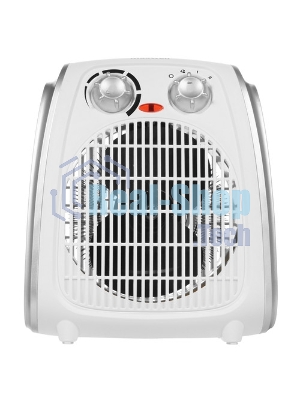 Тепловентилятор Maxwell MW-3458 (W), белый, 1000/2000 Вт, 20 м2, термостат