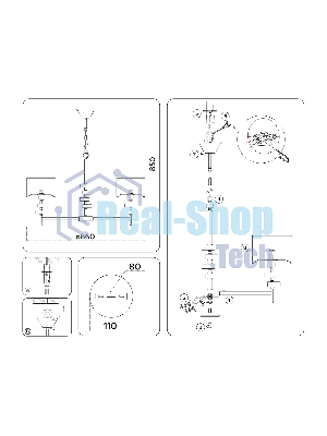 Люстра Ambrella light LH71332/7 CGD золото E14/7 max 40W D*860*850