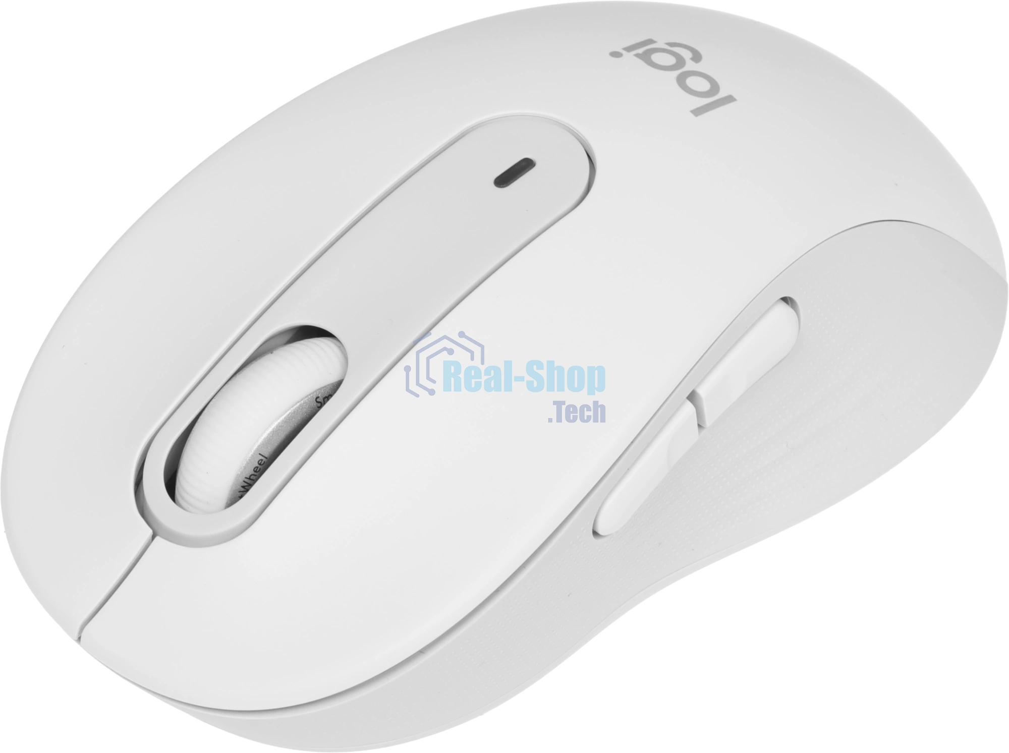 Мышь беспроводная Logitech Signature M650 белый, 4000 dpi, радиоканал, Bluetooth, USB, кнопки - 5