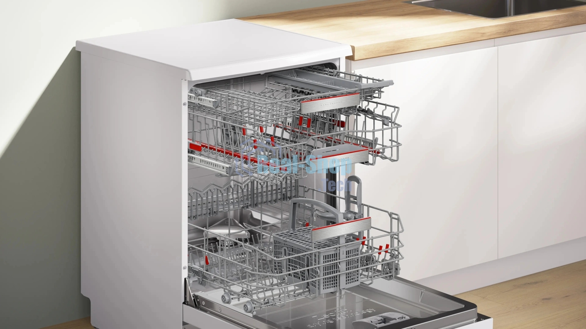 Посудомоечная машина Bosch SMS8ZDW86Q, белый, 60 см, 13 компл., сушка цеолитная, 40 дБ, класс A++