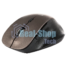 Мышь беспроводная Qumo Office Elite M55 коричневый, 2400 dpi, радиоканал, USB, кнопки - 6