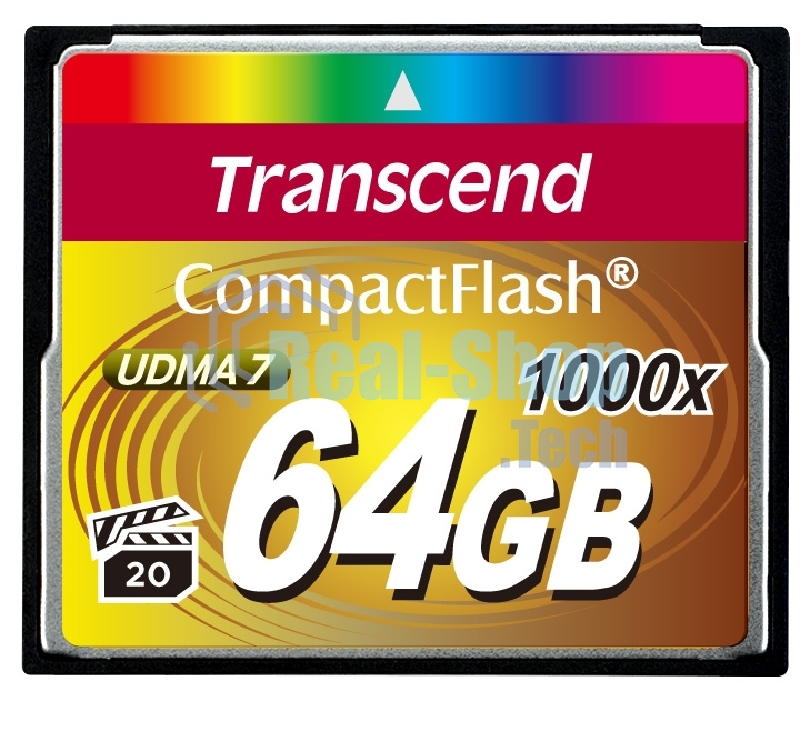 Флеш карта CF 64Gb Transcend TS64GCF1000 (1000X) 