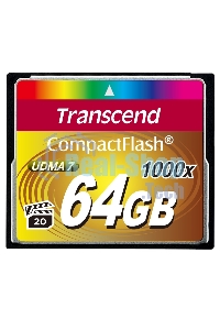 Флеш карта CF 64Gb Transcend TS64GCF1000 (1000X) 