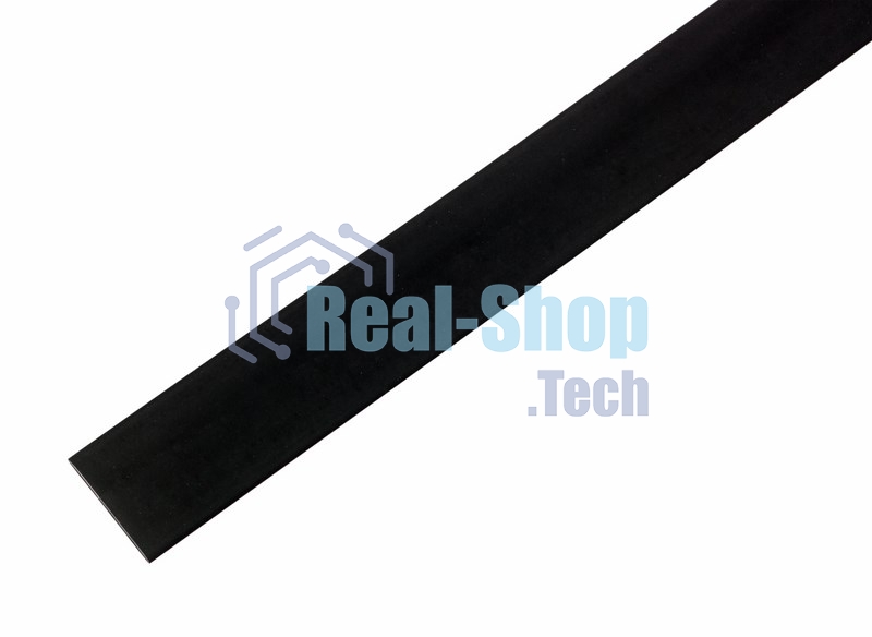 Термоусаживаемая трубка Rexant 13,0/6,5 мм, черная, упаковка 50 шт. по 1 м