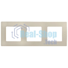 Рамка 3 поста, сл. кость ETIKA