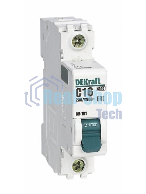 Выключатель автоматический модульный 1п B 16А 4.5кА ВА-101 SchE 11006DEK