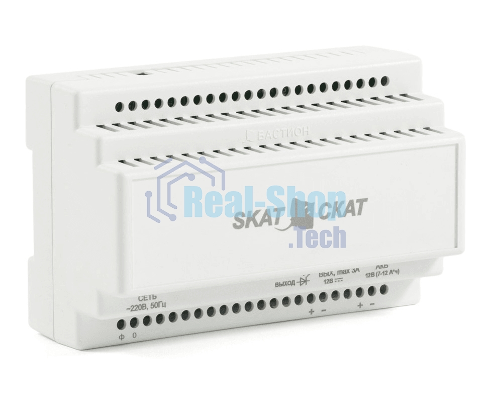 Источник вторичного электропитания резервированный SKAT-12-3.0-DIN Бастион 580