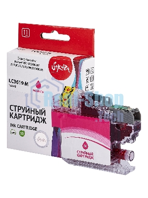 Картридж струйный Sakura LC3619M для Brother, пурпурный, 18,4 мл., 1500 к.