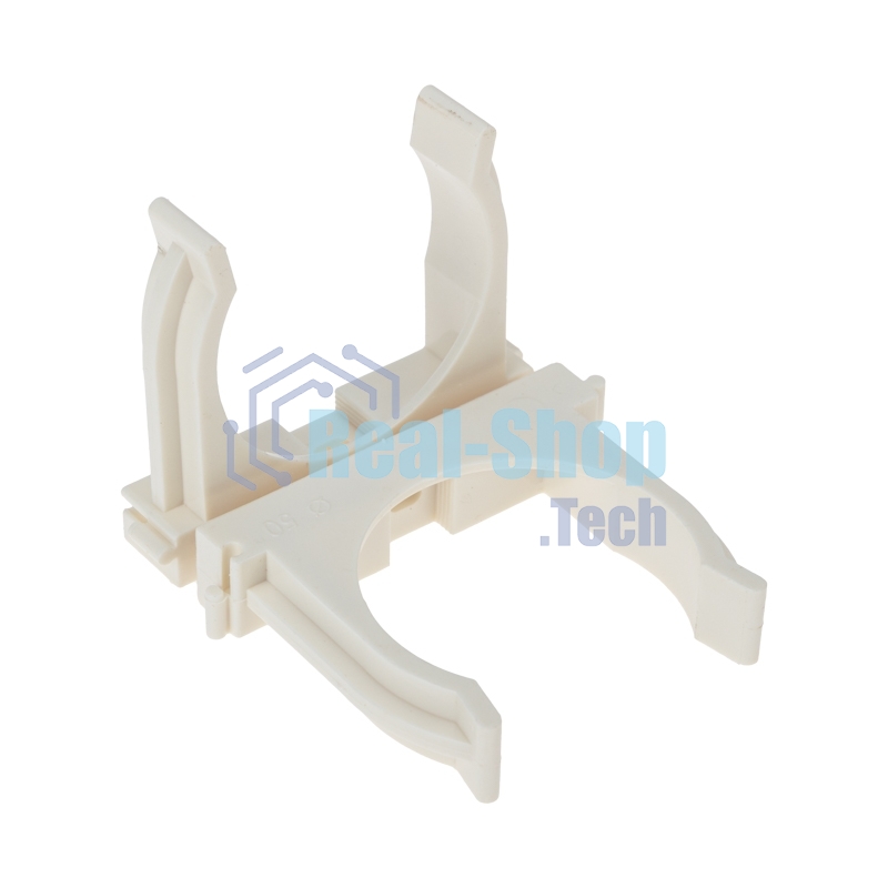 Крепеж-клипса для монтажного пистолета Rexant Ø 50 мм, белая (25 шт/уп)