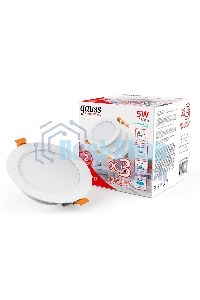 Светильник Gauss Elementary Downlight 5Вт 4000K белый круглый