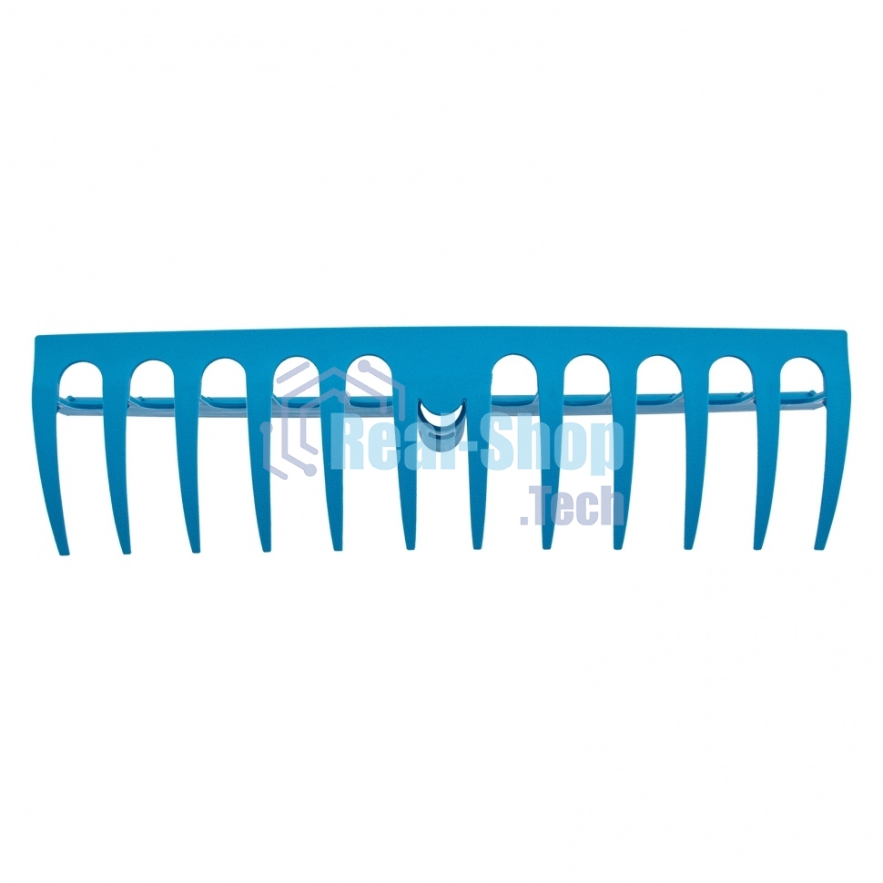 Грабли пластиковые, 400 мм, 12 прямых зубьев, усиленные, LUXE Palisad