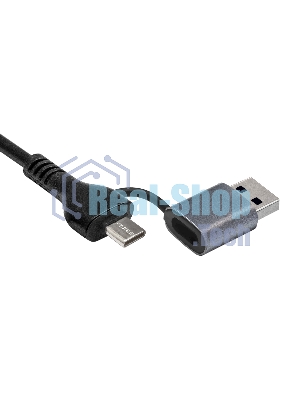 USB-концентратор 7-в-1 ExeGate DUB-761C3 (кабель-адаптер USB Type-A + Type-C --> 6xUSB2.0, 1xUSB3.0, Plug&Play, серебристый)