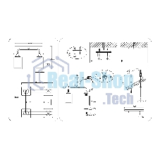 Светильник Ambrella light TR3033246/4 WH/WD белый/дерево E27/4 max 60W 340*340*245
