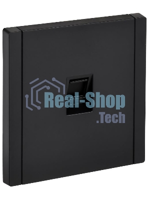 Розетка компьютерная RJ45 кат.6 IEK FORTE&PIANO FP131 черный