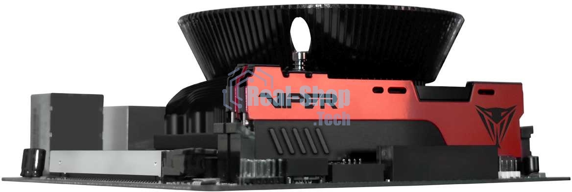 Оперативная память Patriot Viper Elite II, DDR4, 32GB (2x16 GB), 3600 MHz, CL20, DIMM, радиатор, красный, черный