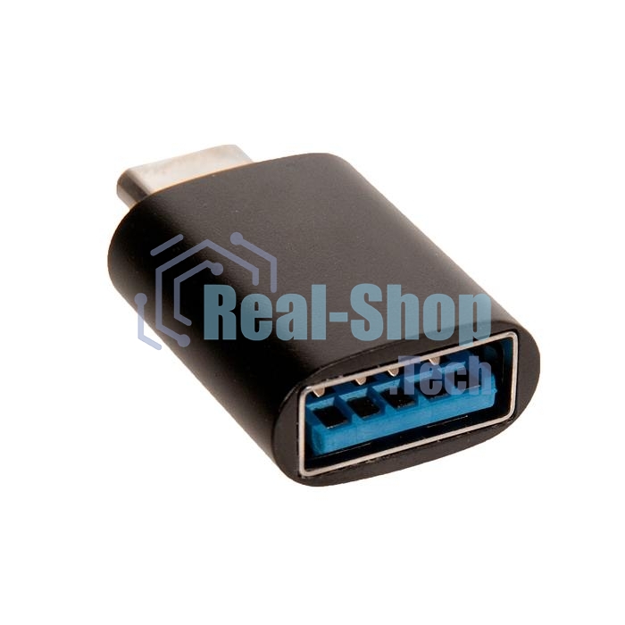 Переходник BASEUS Ingenuity Series Mini OTG, Type-C - USB-A 3.1, черный
