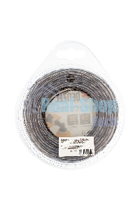 Леска для триммеров Denzel 96185двухкомпонентная квадратная витая 2.4ммх15м extra cord