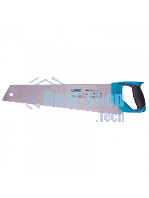 Ножовка по дереву Gross PIRANHA, усил.трапецев.полотно,500 мм,11-12TPI,зуб3D,кален.зуб,2-комп.рук.