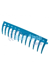 Грабли пластиковые, 400 мм, 12 прямых зубьев, усиленные, LUXE Palisad