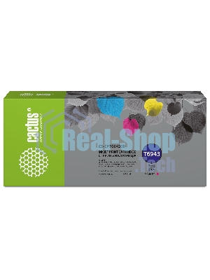 Картридж струйный Cactus CS-EPT694300 (T6943) пурпурный (675 мл) для Epson SureColor SC-T3000/T3070/T3200/T5000/5200