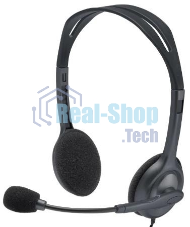 Гарнитура проводная Logitech Headset H111 Stereo grey (981-000594/981-000593/981-000588)
