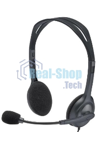 Гарнитура проводная Logitech Headset H111 Stereo grey (981-000594/981-000593/981-000588)