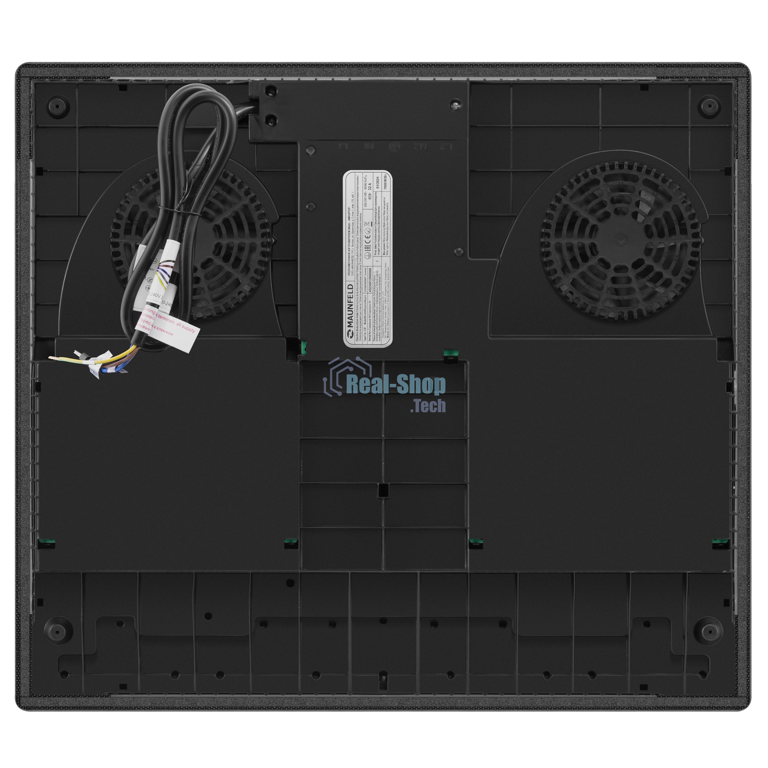 Индукционная варочная поверхность Maunfeld CVI594SB2BKF Inverter черный