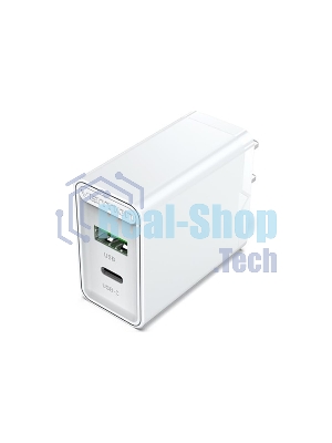 Сетевое зарядное устройство Vention 2-port USB(A+C) Wall Charger (18W/20W) EU-Plug белый