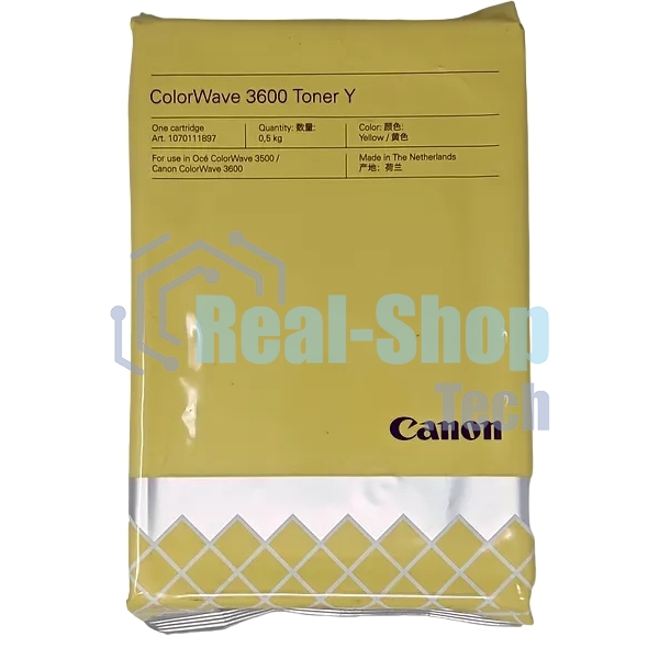 Тонер лазерный Canon ColorWave 3600 Toner Y (3281C001) желтый для Canon Oce ColorWave 3600
