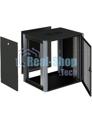 Шкаф коммутационный Sysmatrix (WP 6612.930) настенный 12U 600x600 мм пер. дв. перфор. 2 бок. пан. 60 кг серый 24 кг IP20
