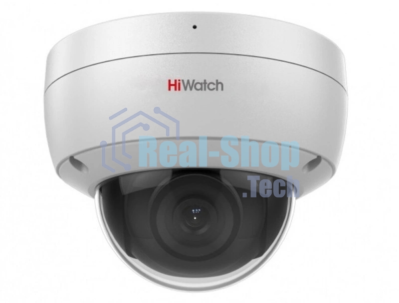 Уличная купольная 2Мп IP-камера HiWatch DS-I252L(B) (4мм) - с LED-подсветкой до 30м и технологией ColorVu