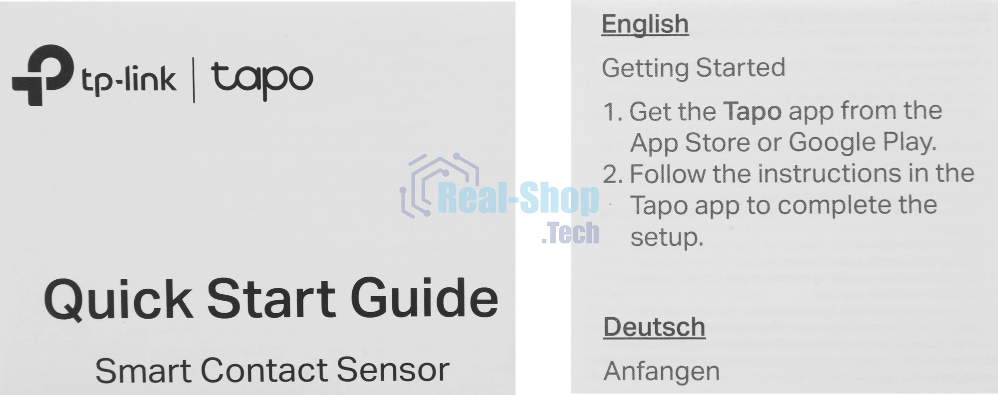 Датчик открытия окон и дверей Tapo Smart Contact Sensor