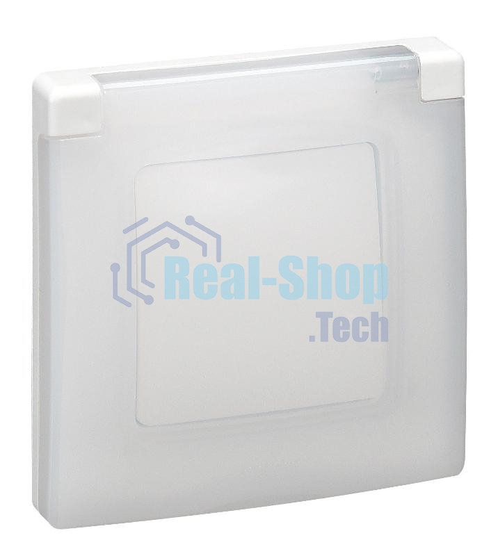 Рамка 1-м Etika IP44 с защ. крышкой белый Legrand 672550