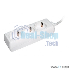 Удлинитель WYP10-16-03-05-Z-N У03 3 места 2 Р + P Е/5метров 3х1 мм2 16А/250 IEK