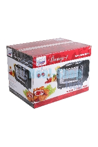 Мини-печь Великие реки Днепр-1, черный, 3200 Вт, 30 л, 2 конфорки