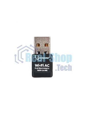 Сетевой двухдиапазонный Wi-Fi мини USB-адаптер Gembird 600 Мбит, USB, 802.11b/g/n/ac/а
