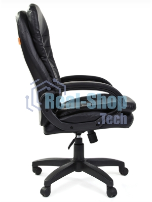Кресло Chairman 795 LT черный, экокожа, 120 кг, механизм качания