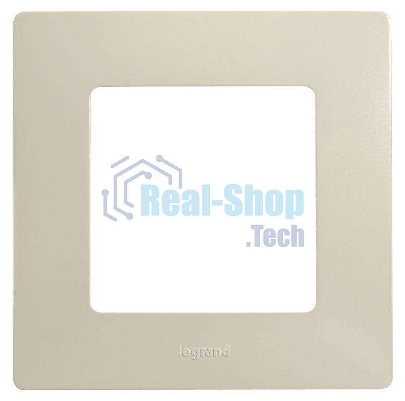 Рамка ETIKA 1 пост, сл. кость