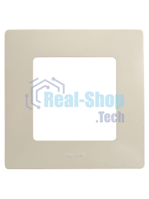 Рамка ETIKA 1 пост, сл. кость