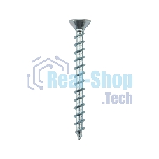 Саморез оконный Kranz острый, 4.1х40, белый цинк, короб (500 шт./уп.)