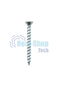 Саморез оконный Kranz острый, 4.1х40, белый цинк, короб (500 шт./уп.)