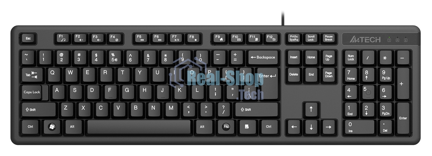 Комплект клавиатура + мышь A4Tech KK-3330 клав:черный мышь:черный USB