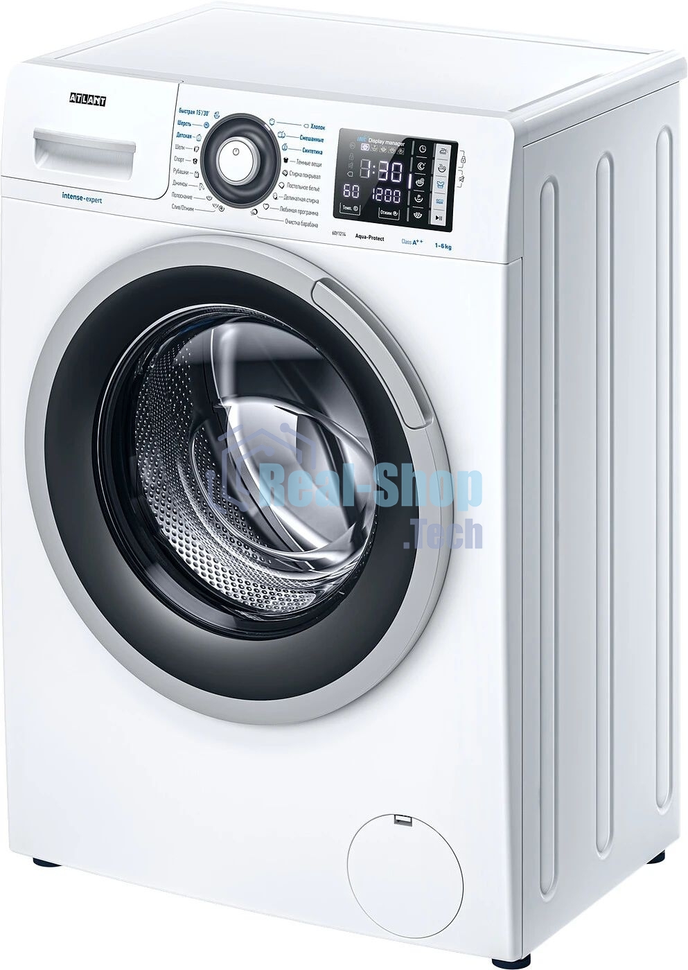 Стиральная машина Atlant СМА 60У1214-01 белый, загрузка фронтальная 6 кг, 1200 об/мин., класс: А+++
